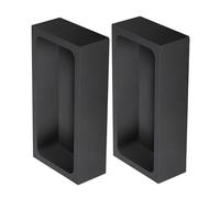 HEALSOPTHY 2pcs Black Graphite Ingot Mold Rectangular Casting Mould for Gold and Silver Refining, Accelerates Metal Melting with Versatile Application for Jewelry Production