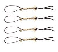 HEALSOPTHY 2Pcs Brass Buddha Meditation Counters for Chanting and DIY Bead Accessories for Buddhist Practice and Mindfulness