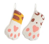 HEALSOPTHY 2pcs Cartoon Bath Towels for Soft Exfoliating Shower Sponges with Adorable Design Multi-use Face and Beach Towels for Bathing Arms Legs Chest Back Easy-Clean Bath Accessories