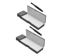 HEALSOPTHY 2pcs Decal Wetting Box Moisture Keeper for Model Painting Stay-wet Palette Acrylics Miniature Paint Palette Non-stick Reusable Portable Kit for Hobbyists
