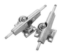 HEALSOPTHY 2pcs Finger Skateboard Trucks Alloy Bridge Parts for Fingerboard Accessories Enhanced Stability and Smooth Trick Performance