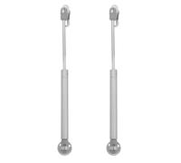 HEALSOPTHY 2pcs Gas Strut for Lift-up Cabinet Doors with Hydraulic Support, 20n Strength, Silver Iron and Plastic Construction, Resistant to Deformation and Pressure, Suitable for Household