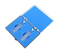 HEALSOPTHY 2pcs Glass Cuvette Cell for Spectrophotometer Transparent Laboratory Standard Cuvettes for Accurate Spectral Analysis Practical Glassware for Chemical Testing