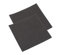 HEALSOPTHY 2Pcs Heat Resistant Insulation Pad High Temp Graphite Carbon Felt Mat for Welding Fireproof Fabric Blanket for Kitchen and Torch Protection