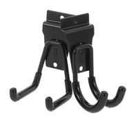 HEALSOPTHY 2pcs Heavy Duty Metal Wall Hanging Hooks with Slip Dipping Coating for Garage Storage Tool Organizer Hangers Suitable for Drywall Brick Walls