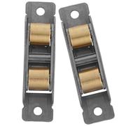 HEALSOPTHY 2pcs Heavy-Duty Sliding Patio Door Rollers with Tandem Pulley for Smooth Gliding Windows and Glass Doors Compatible Horizontal Slider Replacement