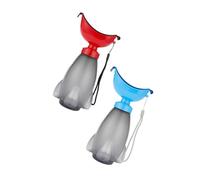 HEALSOPTHY 2pcs Lightweight Portable Urinal Rocket Shape Travel Pee Bottle for Toddlers Car Trips Camping Outdoor Adventures