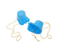 HEALSOPTHY 2Pcs Outdoor Stilts Jumping for Balance Training Safe Non Toxic Material Blue for Kindergarten Play and Sensory Development