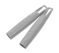 HEALSOPTHY 2pcs Plastic Broom Handle End Caps for Mop Rods Ergonomic Comfortable Grip Replacement for Broom Dustpan Whisk Handles Versatile Cleaning Tool Upgrade