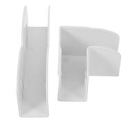 HEALSOPTHY 2pcs Playpen Stabilizer Plastic Safety Baffle Anti-slip Base Accessories for Indoor Playpen Support and Reusable Fence Fixing Clips