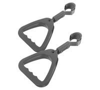 HEALSOPTHY 2pcs Portable Car Assist Handle for Elderly and Seniors with Semicircle Hand Grips, Made of Sturdy Abs and Nylon, Easy to Clean and Suitable for Subway and Public Places