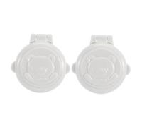HEALSOPTHY 2pcs Push Button Safety Cover Car Button Security Lock Washing Machine Boy Girl Safety Lock Prevents Accidental Operation for Computer