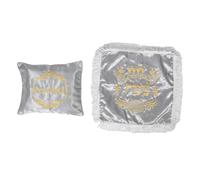 HEALSOPTHY 2pcs Satin Treat Bags for Hanukkah Party Goodies Vienna Series Embroidery Elegant Storage for Holiday Cookies Candies Enhance Festive Gatherings with Style