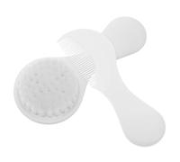 HEALSOPTHY 2pcs Soft Bristles Brush and Comb Set for Newborns and Gentle Cradle Cap Scalp Exfoliator with Soothing Massage Newborn Friendly Hair Grooming Kit