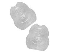 HEALSOPTHY 2Pcs Transparent Multi-Function Fruit Growing Mold Melon Shaping Molds for Outdoor Use Heat and Rain Resistant Suitable for Melons Cantaloupes and Various Fruits