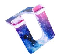 HEALSOPTHY 2pcs Two-Wheel Bike Support Bracket Practical Bike Stand Scooter Holder with Night Sky Design for Indoor and Outdoor Use