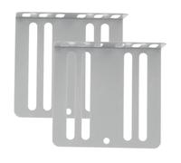 HEALSOPTHY 2pcs Universal Car Stereo Installation Bracket Set Sturdy Mounting Frame for Cd/dvd Players Compatible Most Vehicle Models Easy to Install