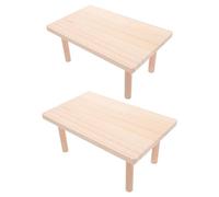 HEALSOPTHY 2pcs Wooden Hamster Platforms for Cage Landscape Décor, Exercise and Anti-chewing Features, Suitable for Hamster Exploring and Adventuring Activities
