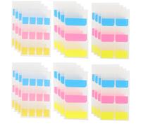 HEALSOPTHY 3 Sets Self-Adhesive Page Marker Tabs Set with Creative Pet Material, Light Weight and Impermeable, for School and Home Use as Bookmark and Page Labeling Tool