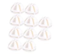 HEALSOPTHY 30Pcs Abs Plastic Cube Storage Shelf Connectors Modular Combine Unit Clasp for DIY Storage Rack Shelving Organizer and Reconfigurable White