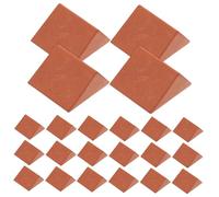 HEALSOPTHY 30pcs Miniature Simulated Bricks DIY Building Block Kit for High Realism Micro Construction Blocks for Detailed Model Houses Reusable Creative Crafting