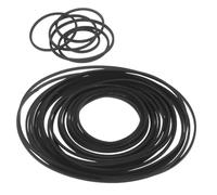 HEALSOPTHY 30pcs Recorder Rubber Belts Square Cassette Tape Player Replacement Drive Belts for Recorder Dvd Drive CD Player Maintenance Compatible with Various Devices