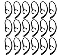 HEALSOPTHY 30PCS Rotating Wireless Ear Hooks 9mm Black Earbud Replacement Clips for Secure Fit in Sports Activities Running Gym Cycling Earphone Accessories