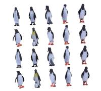 HEALSOPTHY 32Pcs Realistic Penguin Figurines Premium PVC Material Simulation Animal Models Educational for Visual Learning and Home Decor