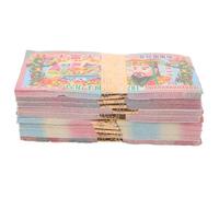 HEALSOPTHY 350pcs Ancestor Burning Ghost Money Paper Funeral Banknotes Role-Playing Sacrificial Supplies for Honoring Deceased Colorful Ritual Paper for Ancestor Festival and Spirit Offerings