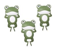 HEALSOPTHY 3Pcs Bath Frogs Design Interactive Wind Up Clockwork Water Playthings for Shower Safe Plastic Material Stimulates Visual Cognition