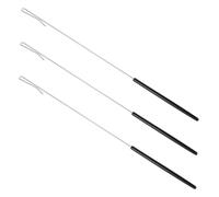 HEALSOPTHY 3pcs Black Puppet Hand Control Rods for Expressive Performance Lightweight Portable Arm Control Sticks for Educational and Entertainment Use