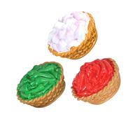 HEALSOPTHY 3pcs Miniature Dollhouse Food Models Realistic Food Ornaments for Kitchen Decoration Pretend Play for DIY Micro Landscape and Photography Props