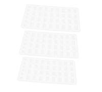 HEALSOPTHY 3pcs Miniature Silicone Brick Molds for Architecture Model Materials Durable Seamless Design for Sand Table Landscape Accessories Precise Detail Restoration for DIY Dollhouse