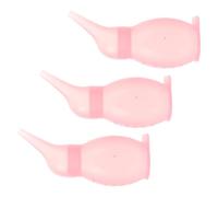HEALSOPTHY 3Pcs Nasal Aspirator Bulb Suction Tool for Newborns and , Manual Mucus Cleaner, Gentle Pink Nose Suction Device for Nasal Care