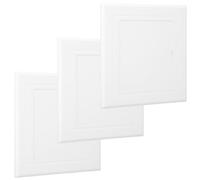 HEALSOPTHY 3pcs PVC Maintenance Hatch Cover for Drain Pipes and Plumbing, White Flush Mount Utility Access Door for Home Wall Inspection and Service Access Panel