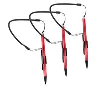 HEALSOPTHY 3pcs Resistive Stylus Pens for Touch Screen Tablet Phone Drawing Sketching Writing Learning Tablet Touch Pen Spring Rope and Fixing Base