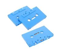 HEALSOPTHY 3pcs Vintage Blank Cassette Tape Decoration Made of Plastic, Space-saving and Touch-friendly Tape Ornament for Room Decor and Cultural Spaces