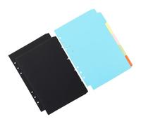 HEALSOPTHY 4 Sets Colored Binder Dividers for Notebooks with Tabs, Paper Material Index Pages, Easy to Manage for Working or Presentations, Suitable for Students and Office Use
