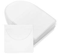 HEALSOPTHY 40Pcs PVC Commemorative Coin Storage Bags 5.5X5.2+3.8Cm Hard Plastic Collectible Coin Organizer Pouches for Collectors and Protective Sleeves