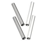 HEALSOPTHY 4pcs Electrolyzer Aluminum Rod Electromagnet Core Material Electric Rod Aluminum Core for Electromagnets Electromagnet Core Rod Iron