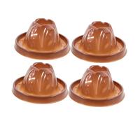HEALSOPTHY 4pcs Erupting Volcano Model DIY Science Project Props Interactive Learning Tool for Educational Volcano Kit for Home School Enhance Creativity Understanding of Volcanic Activity