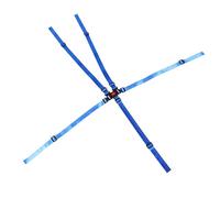 HEALSOPTHY 4pcs Harness Straps for High Chair High Chair Safety Belt Adjustable Harness Five-Point Safety Belt Blue