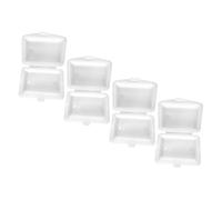 HEALSOPTHY 4pcs Miniature Takeaway Box Model for Dollhouse Accessories Simulated Food Storage for DIY Crafts and Scene Layouts Design for Endless Fun