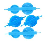 HEALSOPTHY 4pcs Pulley Teaching Tool Lightweight Plastic Double and Single Pulleys Mechanic Teaching Equipment for School Physics Experiments Classroom Use