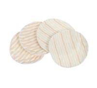 HEALSOPTHY 4pcs Reusable Absorbent Breast Pads Thick Cotton Breast Cushions with High Absorption for Women Washable Nursing Pads Lightweight for Outdoor Use and Comfortable Skin Protection