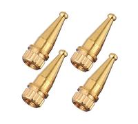 HEALSOPTHY 4pcs Speaker Copper Spikes Feet Metal Supports for Audio Amplifier Dvd Player Turntable, Gold Tone Hardware Stands Compatible Hi-fi Equipment