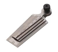 HEALSOPTHY 4pcs Stainless Steel Feeler Gauges Accurate Gap Measuring Tool with Clear Markings Portable and Feeler Gauges for Machining Automotive Maintenance and Home Use