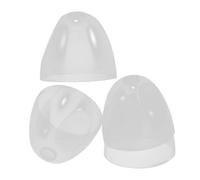 HEALSOPTHY 4pcs Wide Neck Baby Bottle Dome Caps and Feeding Lids for Home Feeding Bottles Dustproof Reusable Compatible with Pigeon Pp