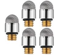 HEALSOPTHY 5 Pcs Stylus Pen Replacement Tips with Metal Reinforcement High Sensitivity Conductive Mesh Fiber Tips Fit for Capacitive Touch Screens and Pen Tablets