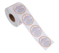 HEALSOPTHY 500Pcs Self Adhesive Candle Warning Stickers Removable Safety Decals for Candle Jars Containers Tins Highlighted Text Labels and Selling